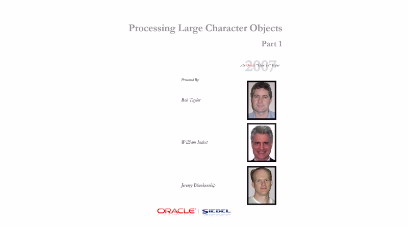 Preview image of the work "Processing Large Character Objects 🔠: How to handle CLOBs"