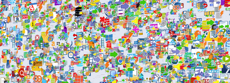 Preview image of the work "Component World 🔥: An exploration of Talend's data components in three dimensions"