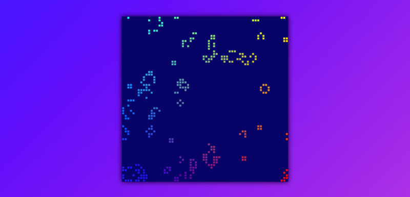 Preview image of the work "Conway's Game of Life 🧪: Initial experiment invoking a GPU with the webGPU API"